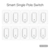 WiFi Smart Light Push Button Switch Single Pole Neutral Wire Required 100-120V US