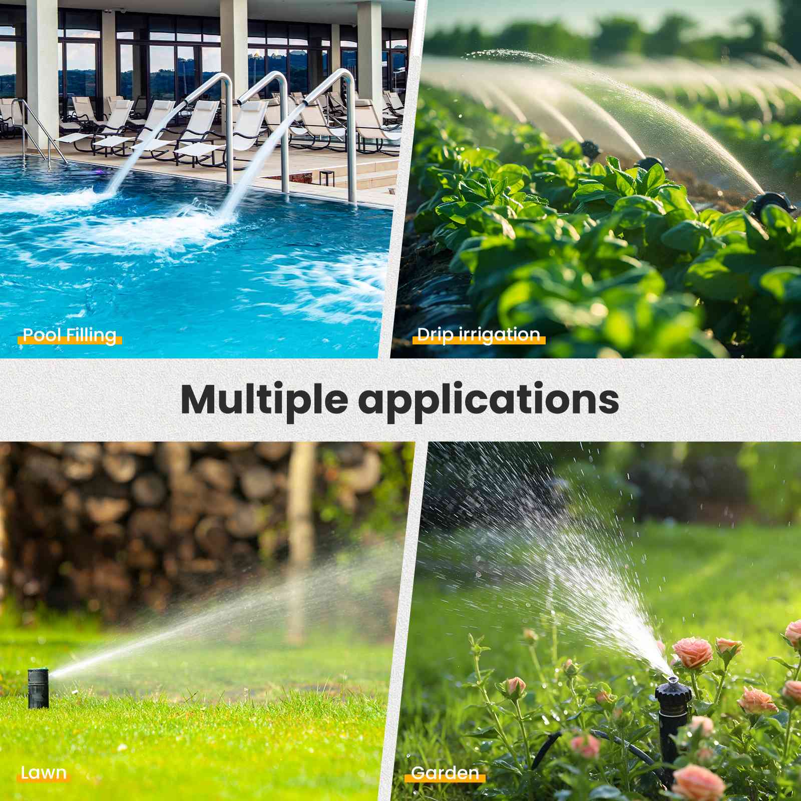Sprinkler Timer For Garden Hose Drip Irrigation Auto Watering 1-Outlet