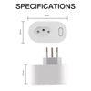 WiFi Smart Plug With Power Monitor Smart Socket 16A BR Standard