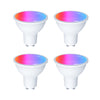 Tuya GU10 Matter WiFi Smart LED Bulb with Voice Control, Dimmable 5W Light 2700-6500K RGB Colors