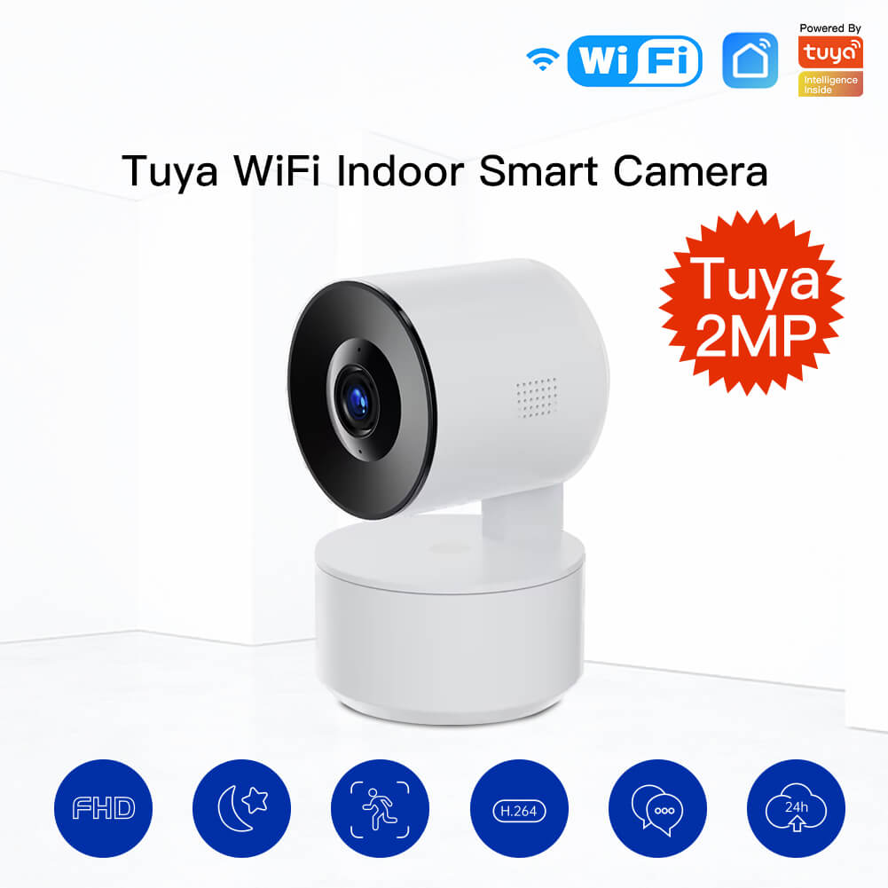 Tuya PTZ WiFi IP Camera Indoor Smart Automatic Tracking 1080P Wireless Security Camera AI Human Detection | LumiMuse
