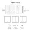 ZigBee Smart 9 Scene Mechanical Push Button Switch Multi-Control Battery Powered
