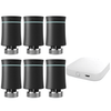 LumiMuse ZigBee Smart Radiator Valves Tuya Save Energy Black White TRV BRT 100 Mini Soft Touching Thermostatic Valve