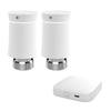 LumiMuse ZigBee Smart Radiator Valves Tuya Save Energy Black White TRV BRT 100 Mini Soft Touching Thermostatic Valve