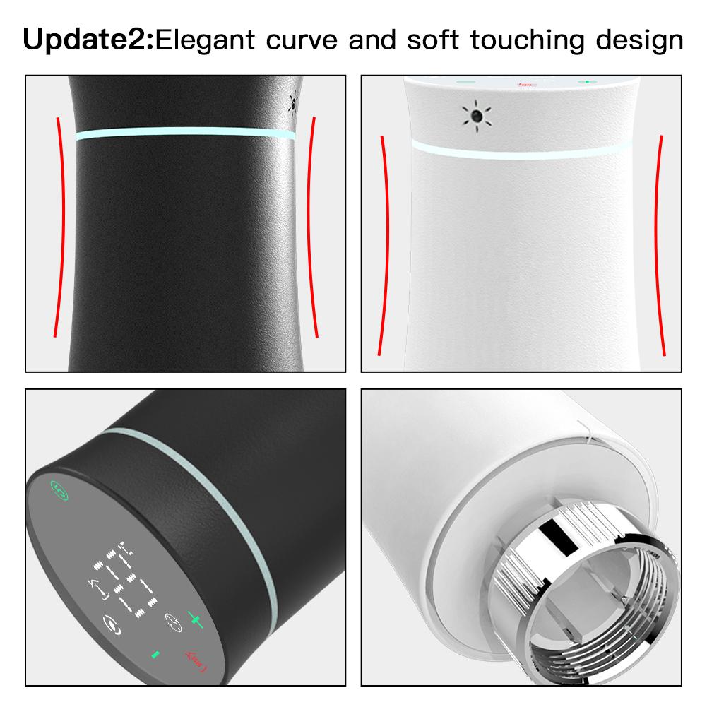 LumiMuse ZigBee Smart Radiator Valves Tuya Save Energy Black White TRV BRT 100 Mini Soft Touching Thermostatic Valve