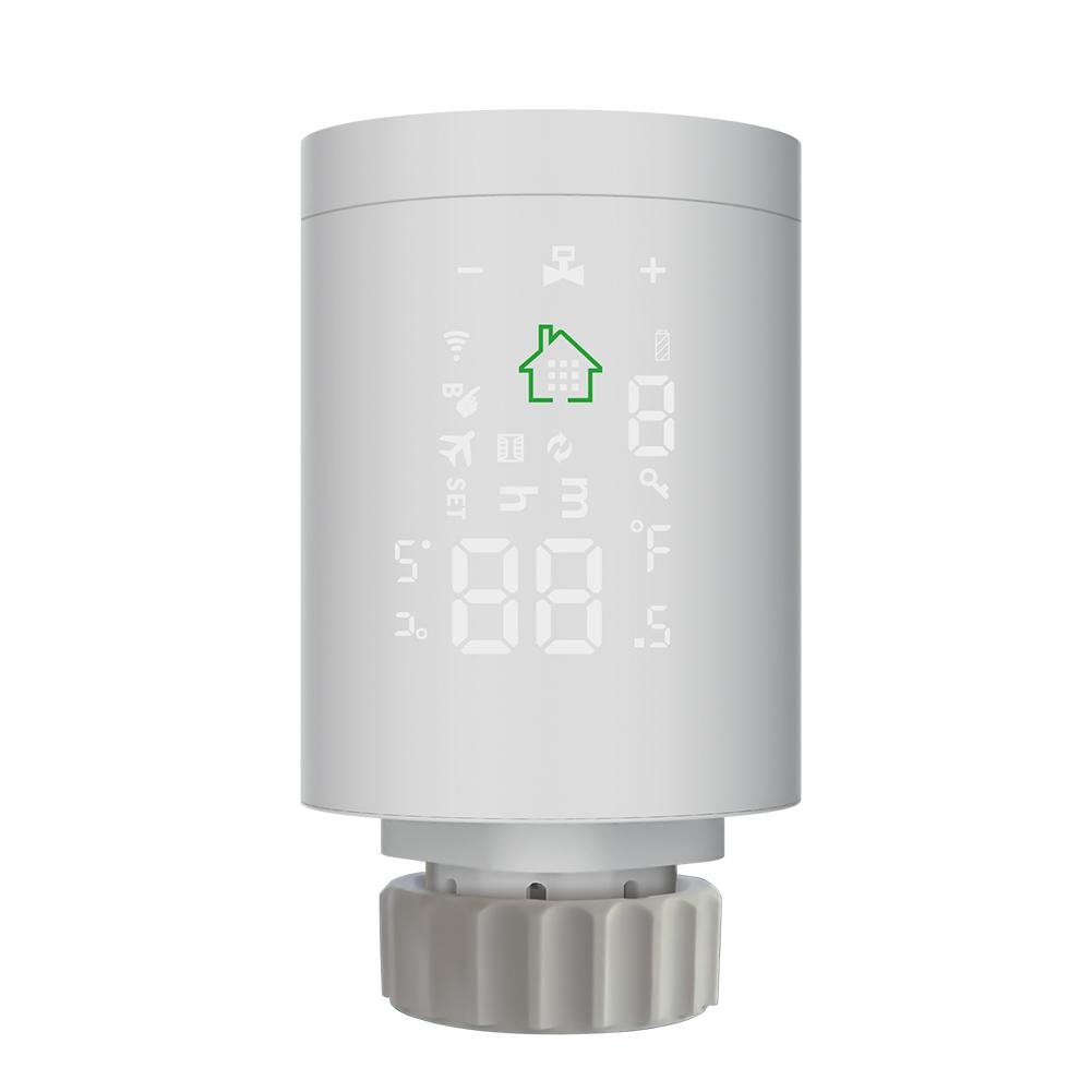LumiMuse Smart Thermostatic Radiator Valve ZigBee LCD Curved Screen Heating Battery Powered TRV TS0601 | LumiMuse