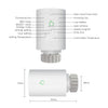 LumiMuse Smart Thermostatic Radiator Valve ZigBee LCD Curved Screen Heating Battery Powered TRV TS0601