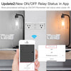 Wi-Fi Smart Outlet Extender Multi Plug Socket Outlet Shelf with Nightlight Relay Status and Light Mode Adjustable US