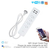 WiFi Smart Power Strip Surge Protector 4 Plug Outlets Electric Socket with USB/Type C [Brazil Version] | LumiMuse