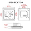 WiFi Smart Central Air Conditioner Thermostat Temperature Controller 2/4 Pipe 3 Speed Fan Coil Unit