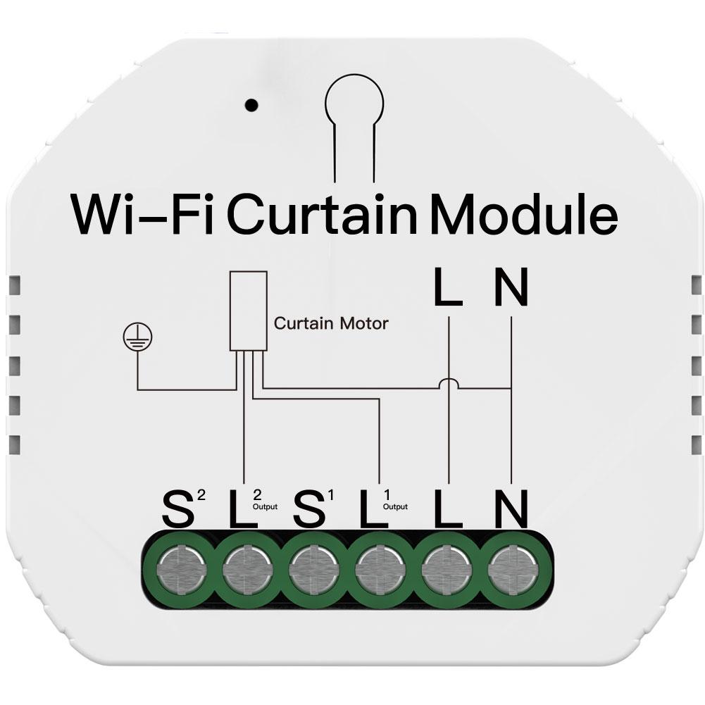 LumiMuse WiFi Mini DIY Smart Curtain Switch Module APP Voice Control Electric Curtain Motor Relay