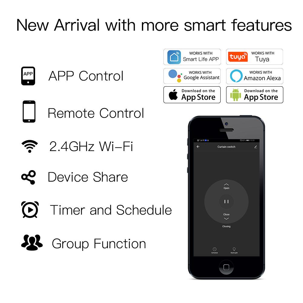 LumiMuse WiFi Mini DIY Smart Curtain Switch Module APP Voice Control Electric Curtain Motor Relay