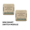 WiFi Mini DIY Smart Light Switch Module Relay Timer 1/2 Gang | LumiMuse