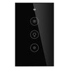WiFi Dimmer Switch RF433 Smart Glass Touch Switches With Led For Light