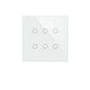 WiFi RF433 Smart 6 Gang Wall Touch Light Switch 2/3 Way Multi-Control Neutral Wire Required