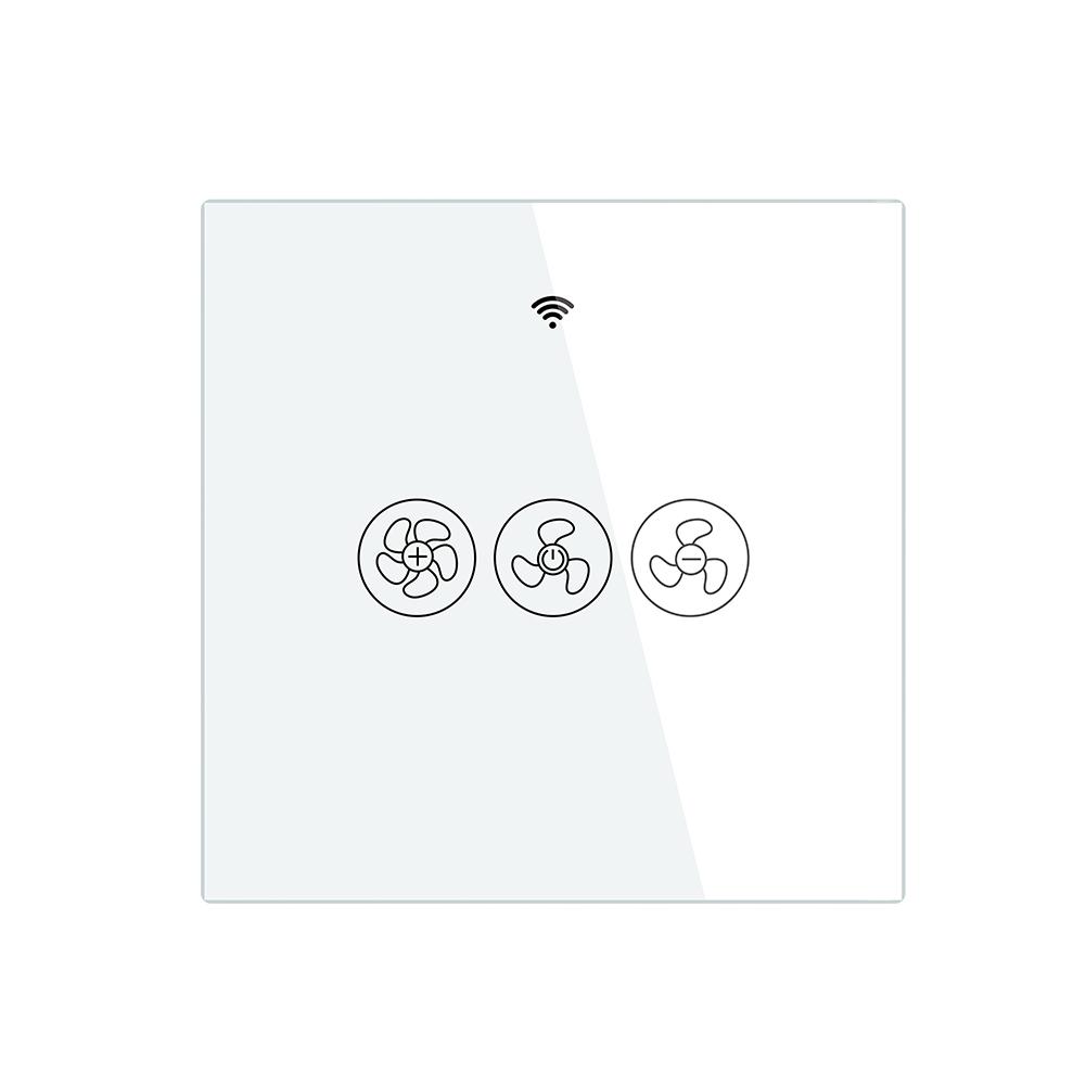 WiFi RF433 Smart Ceiling Fan Touch Switch Single Pole Neutral Wire Required  EU