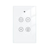 WiFi Curtain Light Switch RF433 Smart Glass Panel Curtain Light Touch Switch Single Pole Neutral Wire Required US