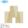 WiFi RF433 Smart Light Wall Touch Switch Single Pole No Neutral 95-130V US Standard