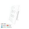WiFi RF433 Smart Light Wall Touch Switch Single Pole No Neutral 95-130V US Standard