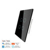 WiFi RF433 Smart Light Wall Touch Switch Single Pole No Neutral 95-130V US Standard