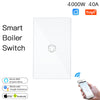 WiFi Smart Boiler Touch Switch Single Pole Neutral Wire Required 100-240V  20A/40A US