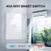 WiFi Smart Boiler Touch Switch Single Pole Neutral Wire Required 100-240V  20A/40A US