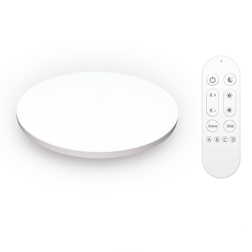 WiFi Smart Ceiling Light Bluetooth With Beacon Remote Control RGB Dimmable Lighting | LumiMuse