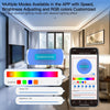 LumiMuse WiFi Smart LED Light Strip RGB Strip Light 5050 Controller Party Music Sync Mic Sound Color Changing LED Strips with Remote