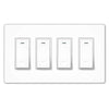 WiFi Smart In-Wall 2/3/4 Gang Light Push Button Switch US