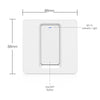 WiFi Smart Light Push Button Switch Neutral Wire Optional Capacitor required 220-240V EU