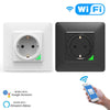WiFi Smart Light Wall Switch Socket Outlet Push Button EU Version | LumiMuse