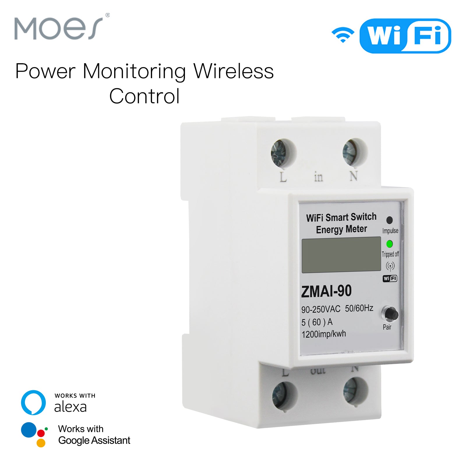 WiFi Smart  Power Consumption Energy Monitoring Meter 110V/220V | LumiMuse