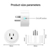 WiFi Smart Power Socket Plug Brightness Adjust Timer Plug US