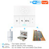 WiFi Smart Programmable Thermostat Electric Underfloor Heating Touch Screen Temperature Controller Logo Color Adjustable