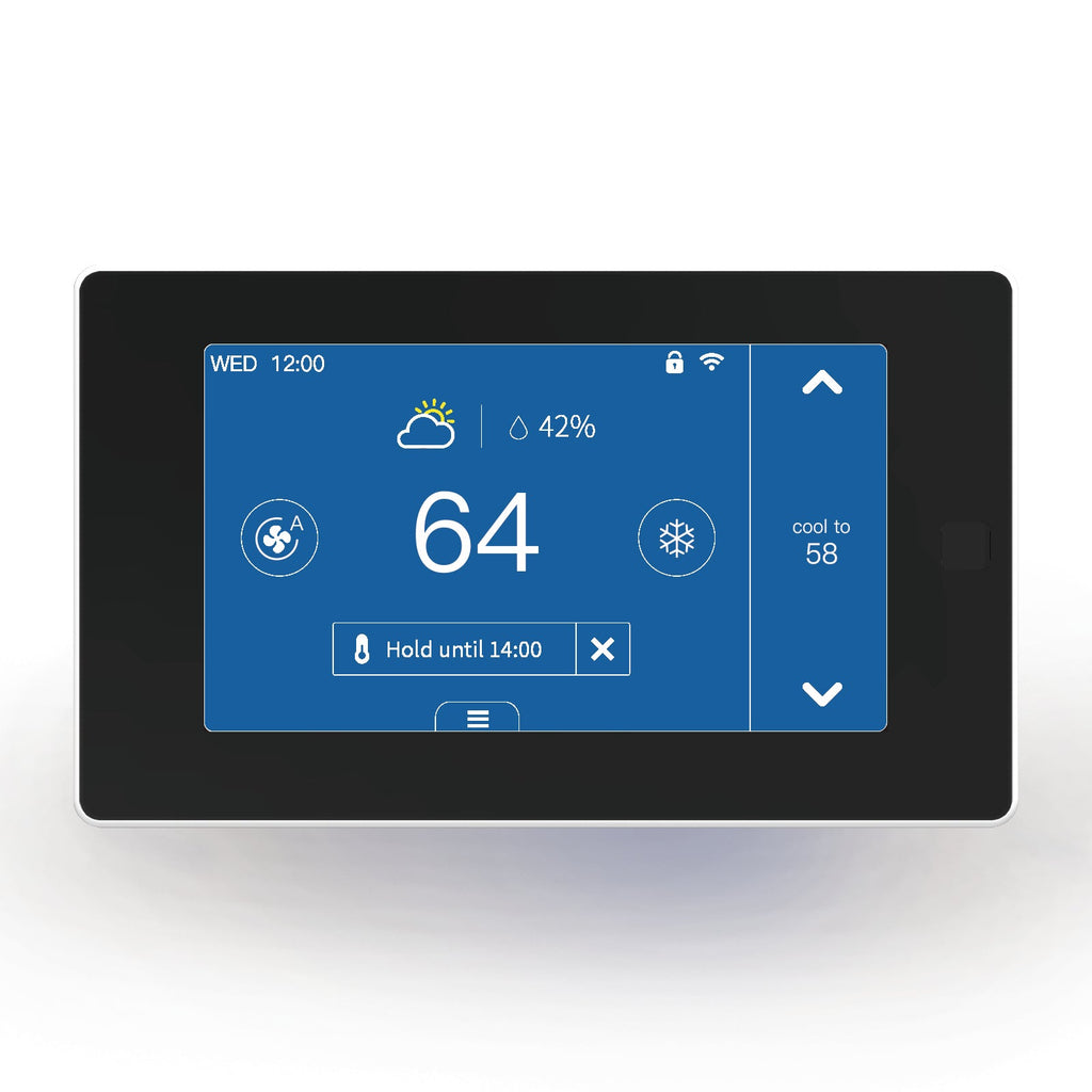 WiFi Smart Home Thermostat Programmable Touchscreen 7 Day/4 Periods Timer with Zone Remote Sensor, C-wire Required 24VAC | LumiMuse