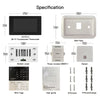 WiFi Smart Home Thermostat Programmable Touchscreen 7 Day/4 Periods Timer with Zone Remote Sensor, C-wire Required 24VAC