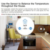 WiFi Smart Home Thermostat Programmable Touchscreen 7 Day/4 Periods Timer with Zone Remote Sensor, C-wire Required 24VAC