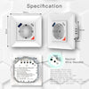 WiFi Smart Socket 16A Power Socket Fast Charge USB Type-C [EU Version]