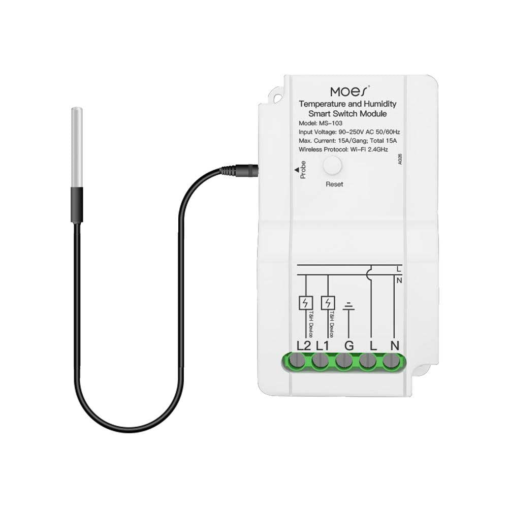 WiFi Smart Temperature and Humidity Control Switch Module Sensor | LumiMuse