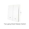 WiFi RF433 Smart Light 2 Way Multi-control Push Button Switch  Neutral Wire EU