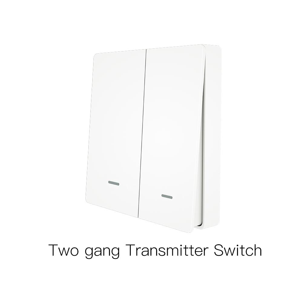 WiFi RF433 Smart Light 2 Way Multi-control Push Button Switch  Neutral Wire EU