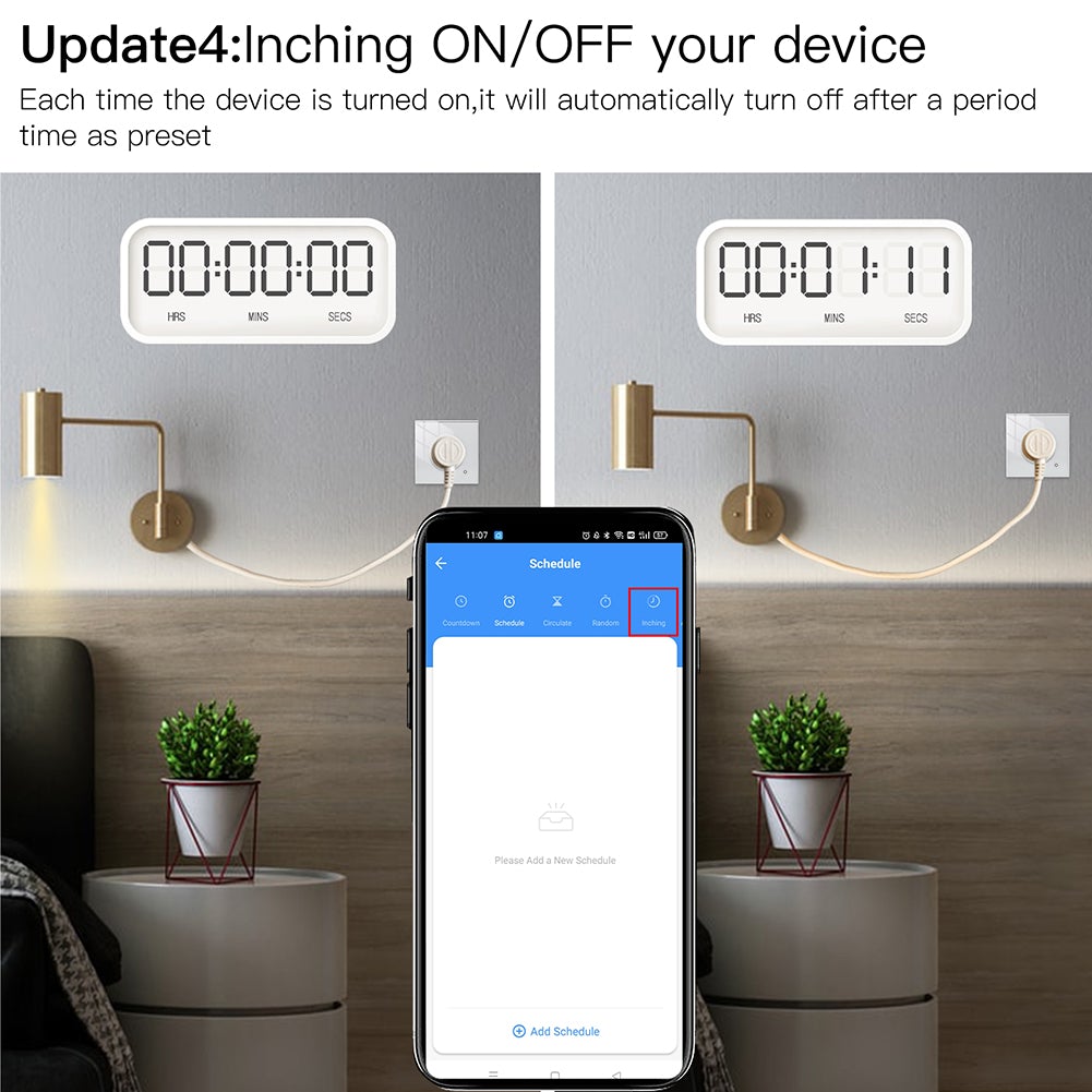 WiFi Smart Wall Socket Glass Panel Outlet Power Monitor Touch Plug ...