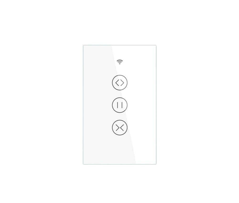 ZigBee RF433 Smart Curtain Blinds Shutter Touch Switch Multi-control Neutral Wire Required US