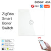 ZigBee Smart Boiler Touch Switch Water Heater Single Pole Neutral Wire Required  20A EU | LumiMuse