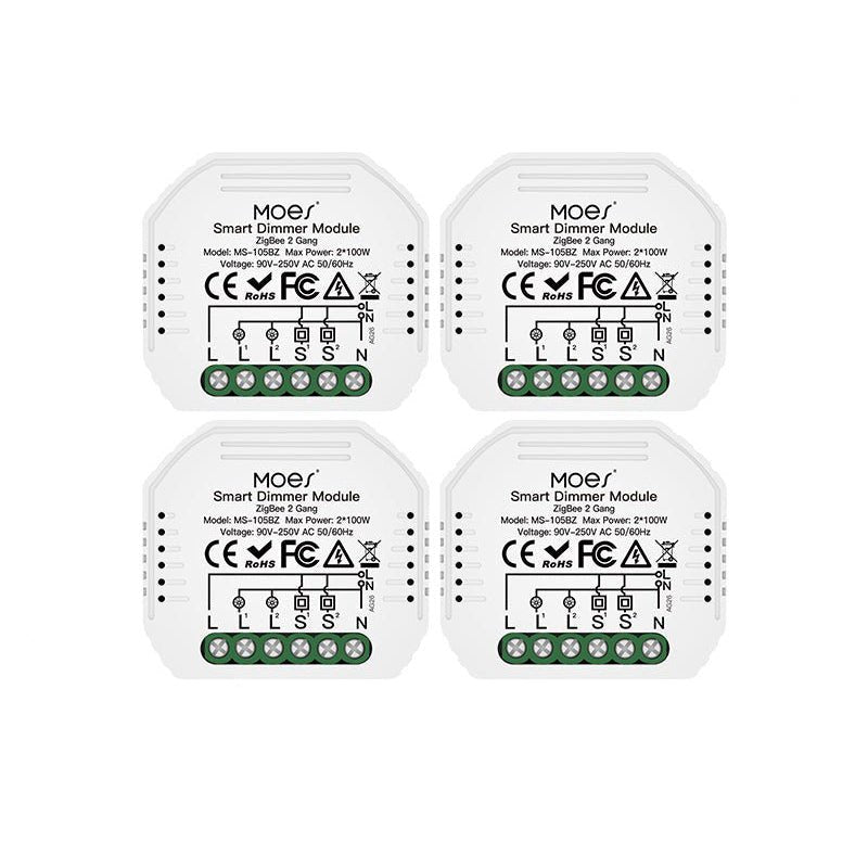 ZigBee Dimmer Module, Smart Switch Relay Module, LumiMuse Hub Required 1/2 Gang Interruptor