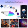 ZigBee Smart E14 Candle LED Light Candle Bulb 5W RGBCCT 2200-6500K Alexa Google Voice Control