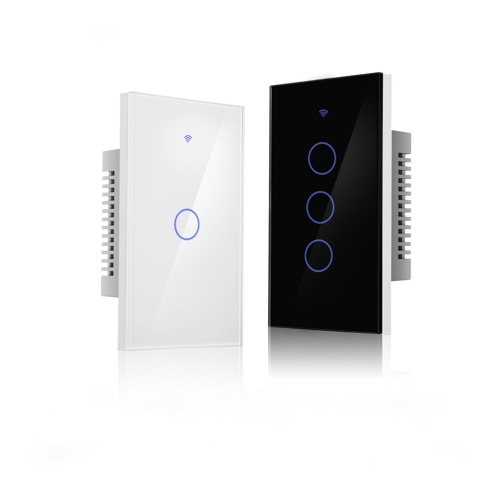 ZigBee Smart Light Switch Touch Glass Panel Neutral Wire Required US Standard | LumiMuse