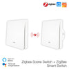 Smart ZigBee Scene Push Button Switch Single Pole Neutral Wire Optional No Capacitor | LumiMuse