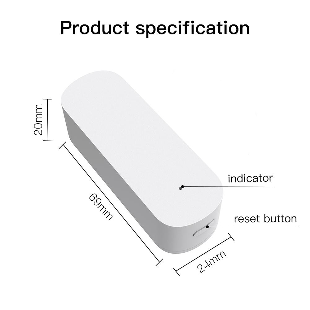 Zigbee Smart Vibration Sensor Detection Home Security System