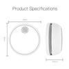 ZigBee Wireless Smart Smoke Detector Fire 85dB Sound Alarm Siren Sensor